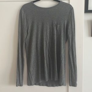 T Alexander Wang  t shirt long sleeve grey